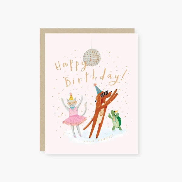 Disco Ball Kids' Birthday Card