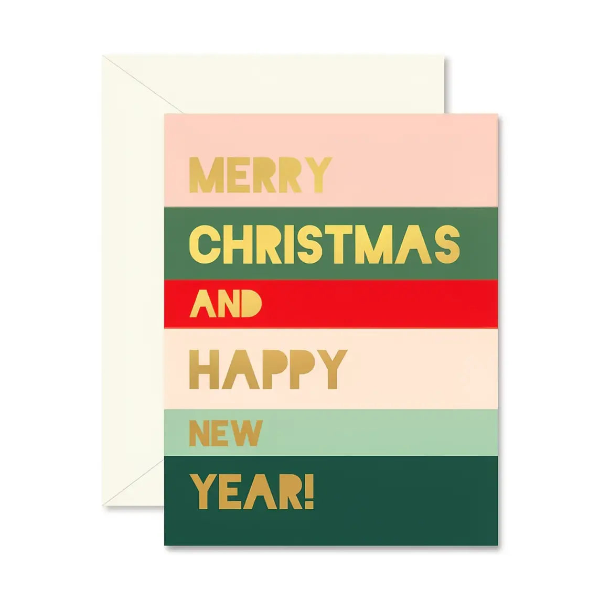 Holiday Colorblock Greeting Card
