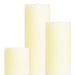 Unscented Pillar Candle in Shell White