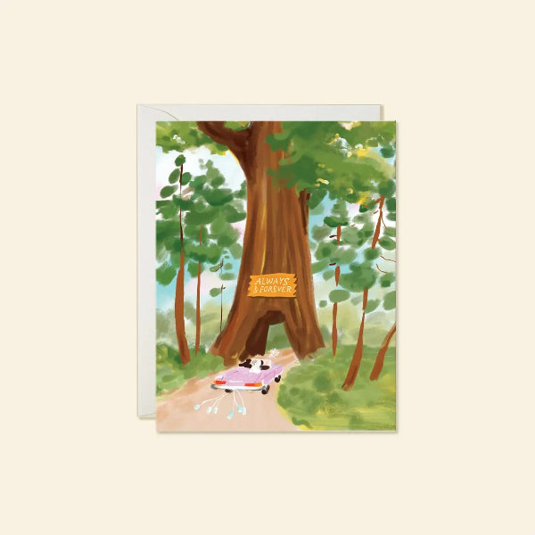 Sequoia Wedding Card
