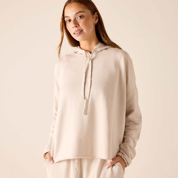 Frenchie Hoodie in Bone