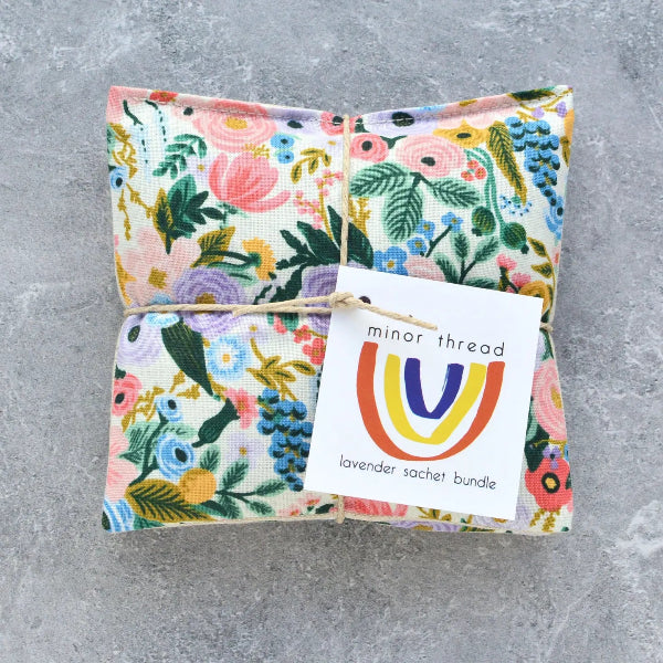 Lavender Sachet in Pink & Lilac Garden Party