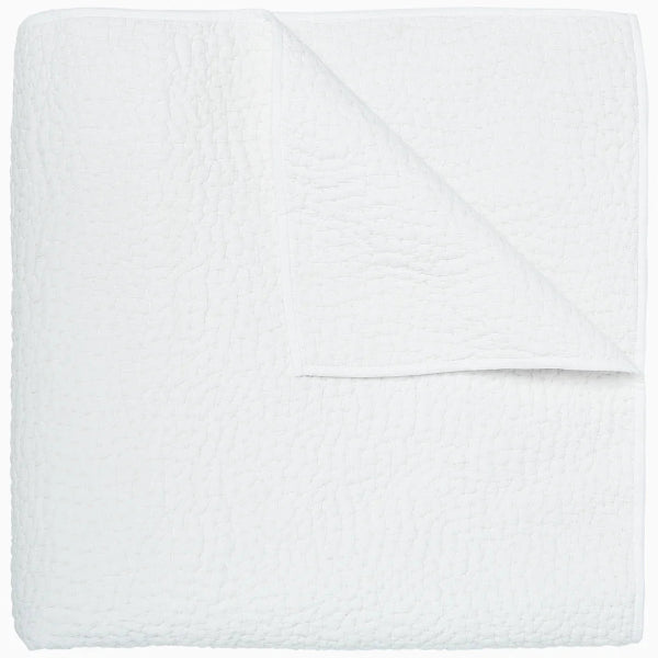 White Hand Stitched Coverlets & Shams