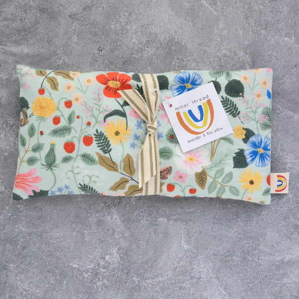Weighted Eye Pillow in Strawberry Fields Mint