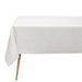 Marie Galante Coated White Table Linens