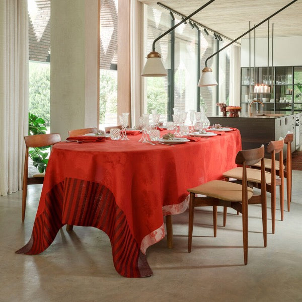 Souveraine Red Table Linens