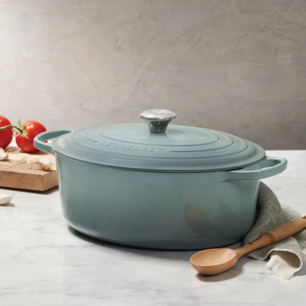 Signature 8 Qt Oval Oven: Sea Salt