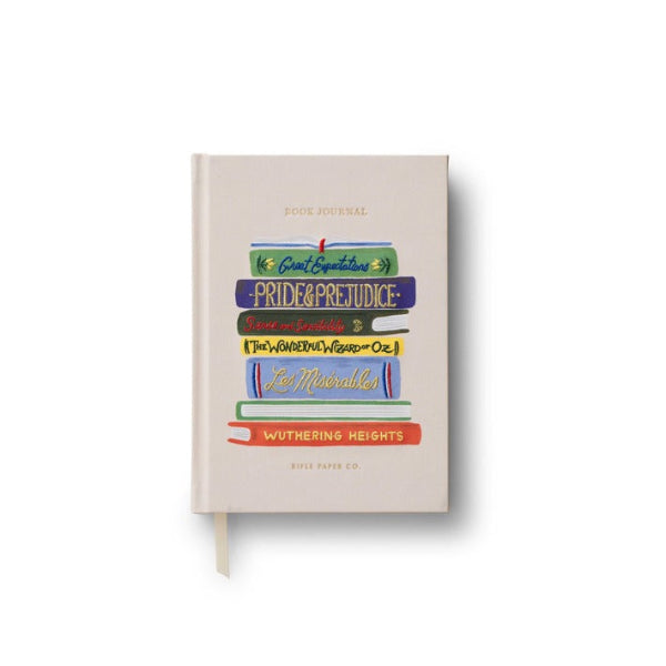 Book Club Embroidered Journal