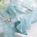 Jardin d'Eden Blue Table Linens