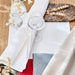 Marie Galante Coated White Table Linens