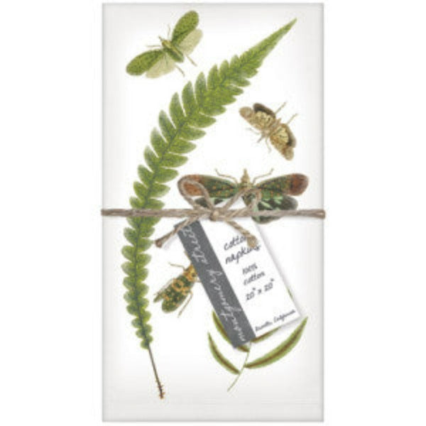 Fern & Insects Napkins Set/4