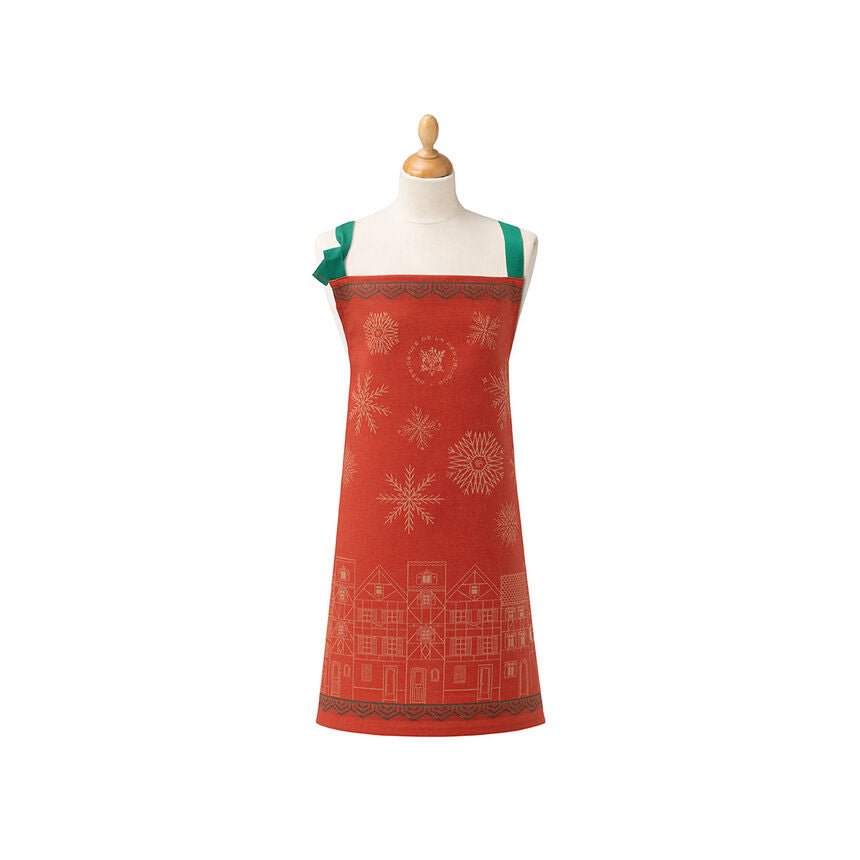 Village de Noel Red Children's Apron