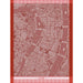 Vol d'Oiseau Paris Red Tea Towel