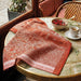 Vol d'Oiseau Paris Red Tea Towel