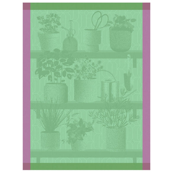 Herbes Fraiches Green Tea Towel