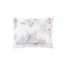 Floral patterned pillow on a white background