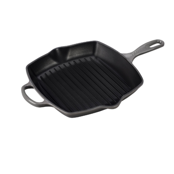 Le Creuset Square Skillet Grill- Oyster