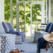 Diamond Denim/White Indoor/Outdoor Rug