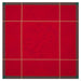 Poesie d'Hiver Red Table Linens