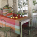 Bastide Red Pepper Coated Table Linens