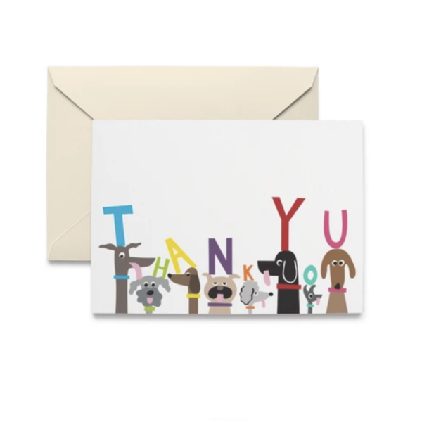 Dog Pack Boxed Thank You Notecards