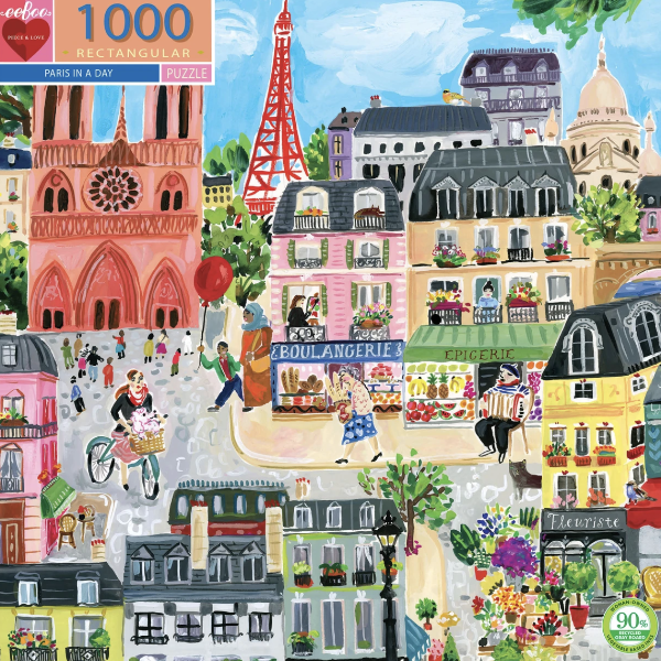 Paris In a Day 1000-Piece Puzzle
