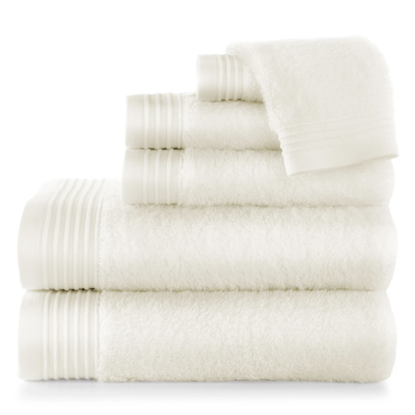 bamboo ivory bath towels