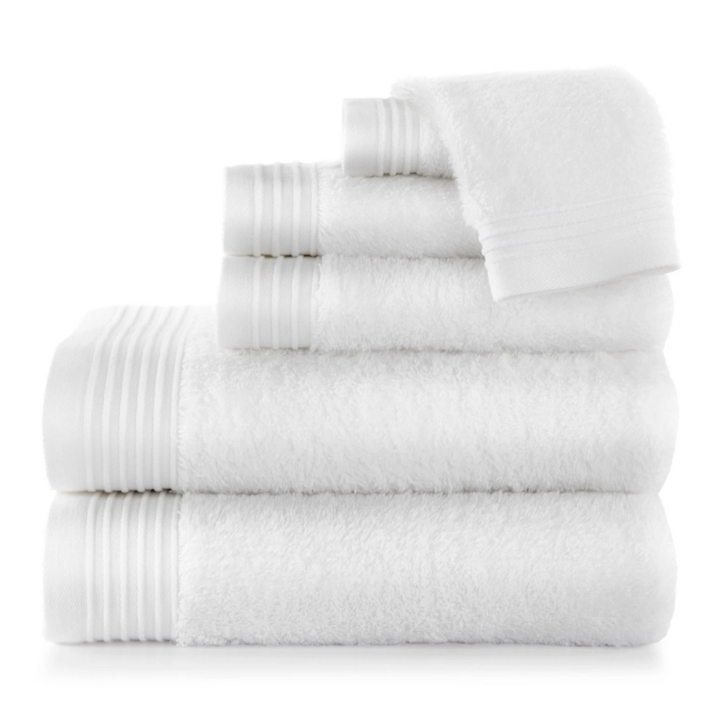 Bamboo White Bath Towels