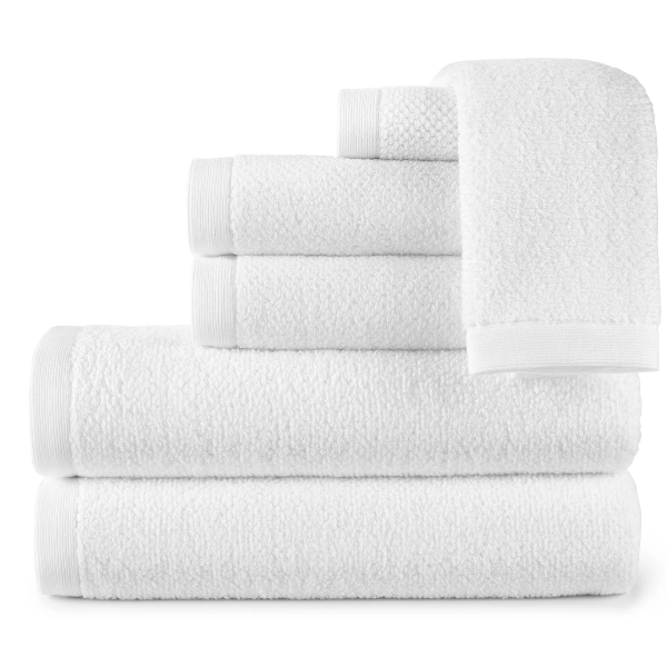 Jubilee White Bath Towels