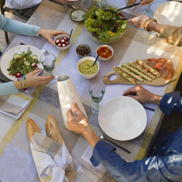 Marie Galante Coconut Coated Table Linens