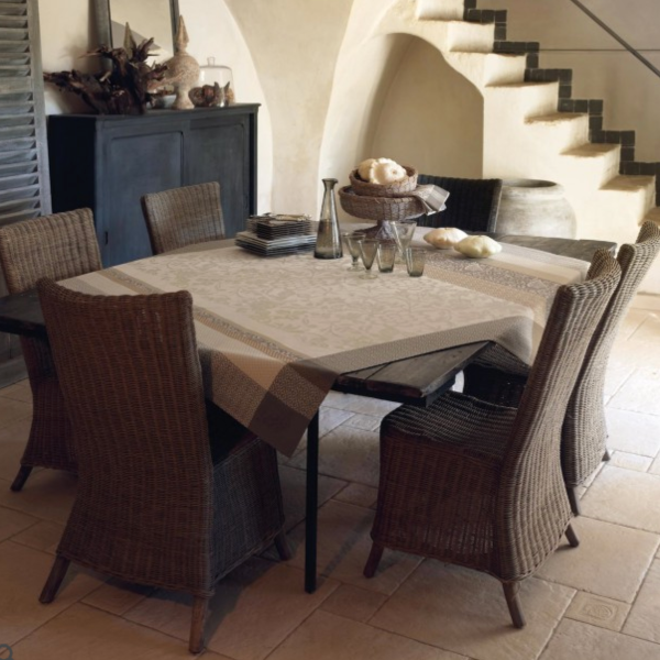 Provence Beige Coated Table Linens