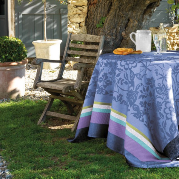 Provence Lavender Blue Coated Table Linens