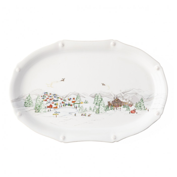 north pole 17" platter