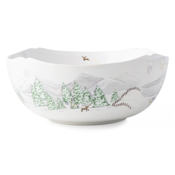 north pole serving bowl