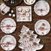 Country Estate Claus Party Plate Set/4