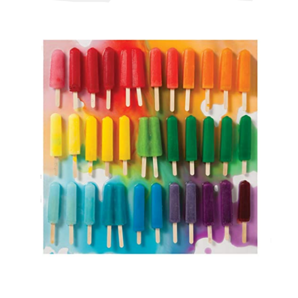Rainbow Popsicles 500-Piece Puzzle