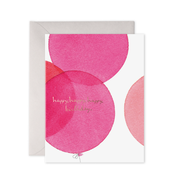Pink Balloons Card