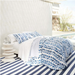 Blue Brush Duvet Cover & Shams