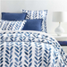 Blue Brush Duvet Cover & Shams