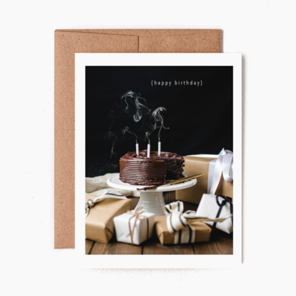 Candles Birthday Card