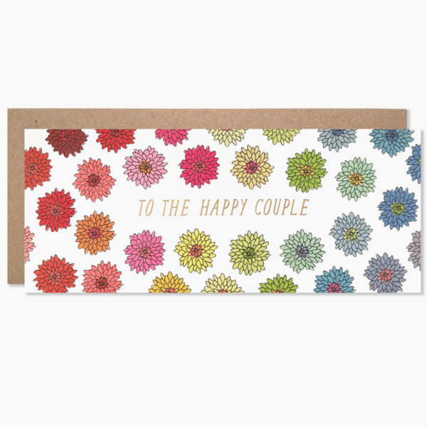 To The Happy Couple Floral Wedding Card