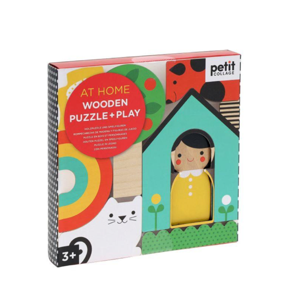 At Home Wooden Puzzle+Play