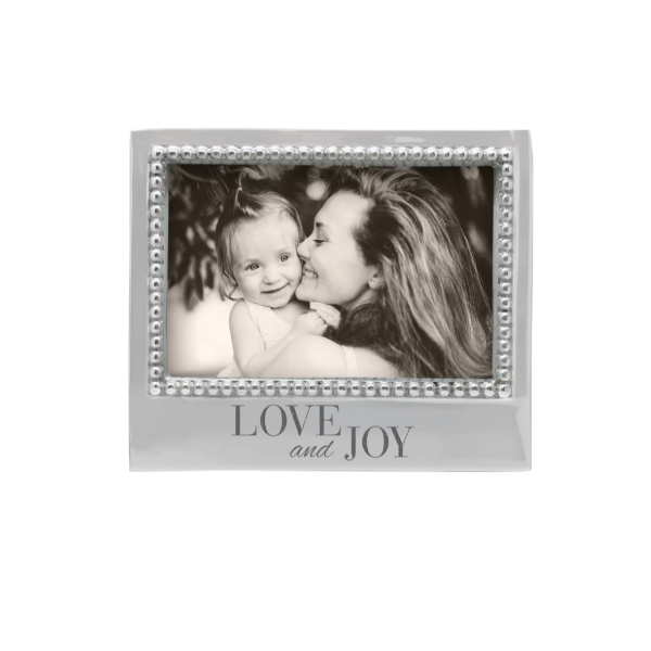 Love and Joy Beaded 4x6 Frame