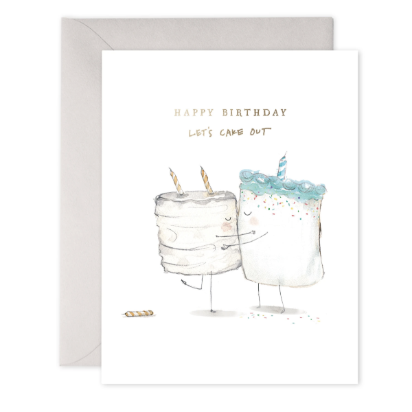 Let's Cake Out Birthday Card