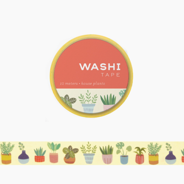 Washi Tape: House Plants