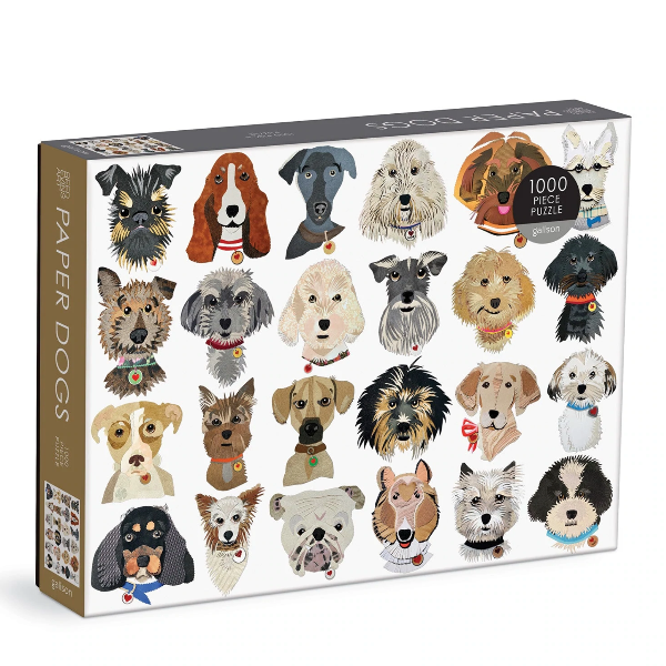 Paper Dogs 1000-Pc Puzzle