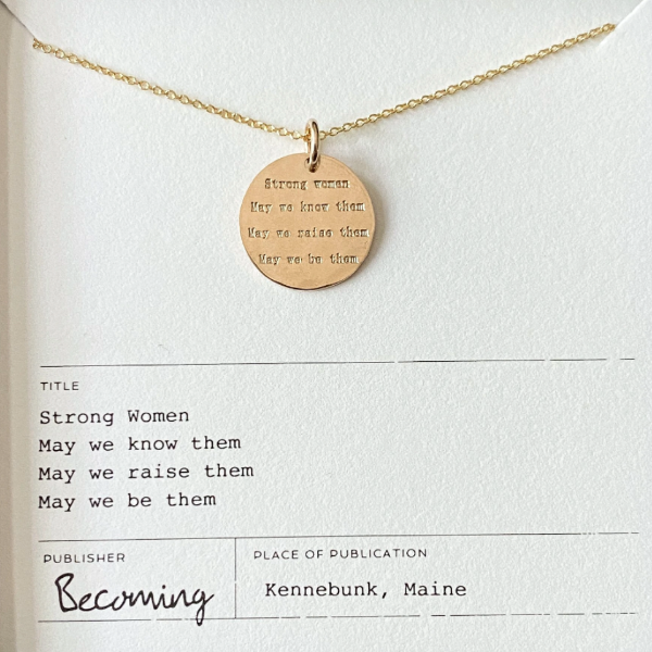 Strong Women Necklace