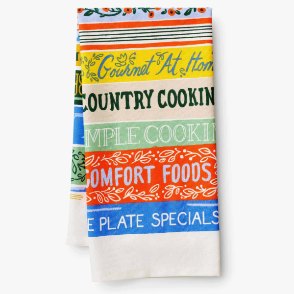 Cookbooks Tea Towel