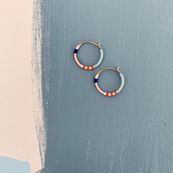 Colorloop Earring in Popcorn