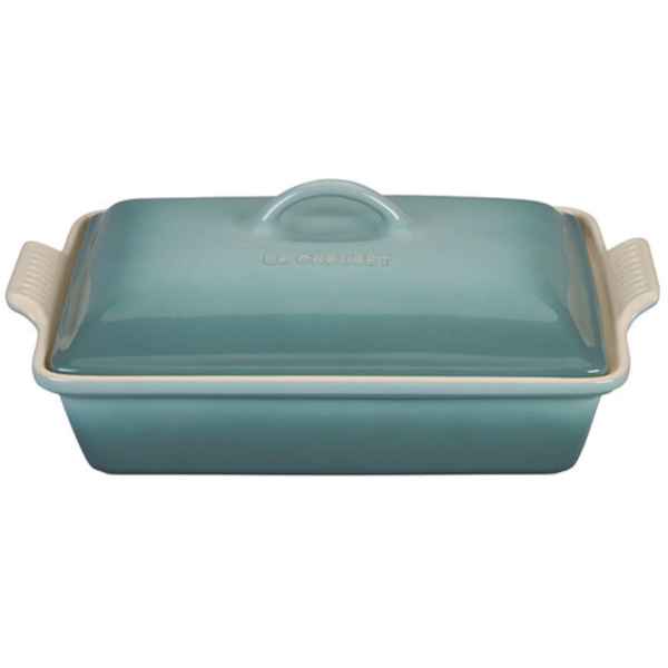4 Qt. Covered Rectangular Casserole: Sea Salt